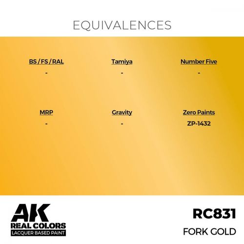 RC831 Fork Gold