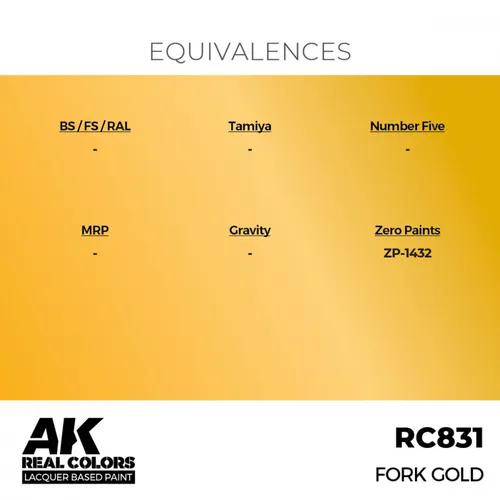 RC831 Fork Gold