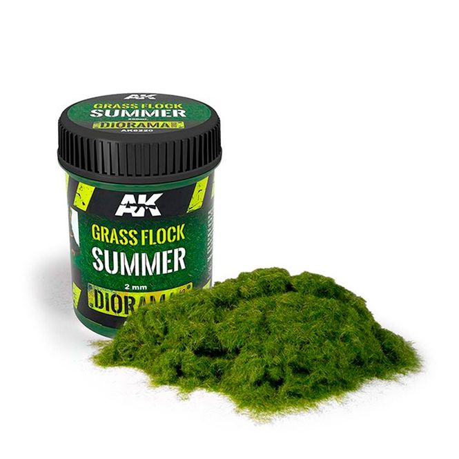 Hovedbilde AK-Interactive Grass Flock 2mm Summer