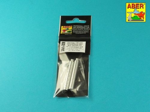 Barrels 120mm for German tank VT 1-2 (Takom)