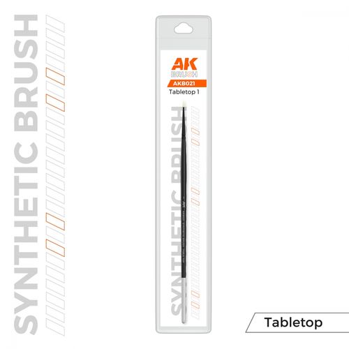 AK-Interactive B021 AK Synthetic Brush - Tabletop Brush - 1