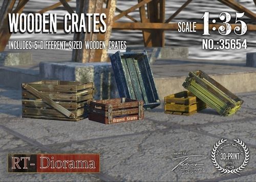 RT-Diorama 1:35 - 35654 Wooden Crates