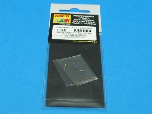 4 barrels tips for MG 17 - Aber Models