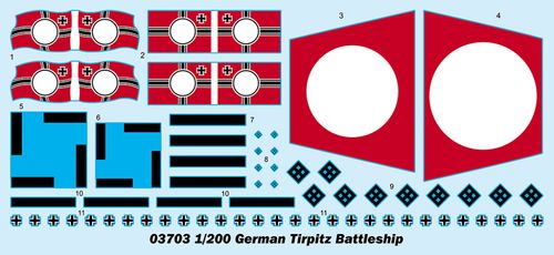 Trumpeter 1:200 - Tirpitz Battleship 03703 (Pre-Order)