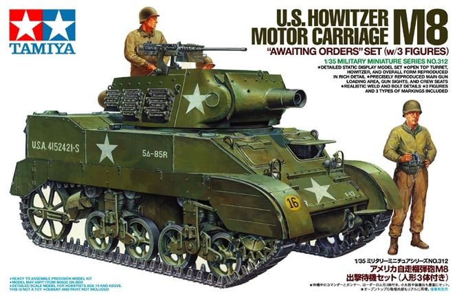 Hovedbilde Tamiya 1:35- US Howitzer Motor Carriage M8 - ...