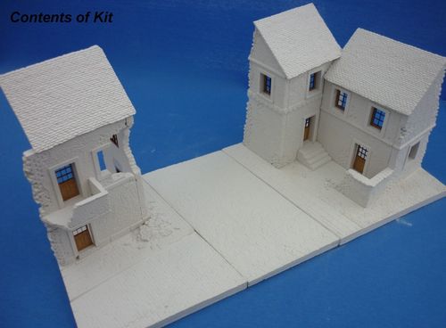 RT-Diorama 35165 Diorama-Base: French Village (3 pieces) (1:35)