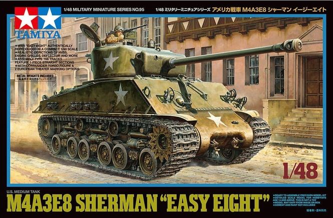 Hovedbilde Tamiya 1:35 - US Medium Tank M4A3E8 Sherman 