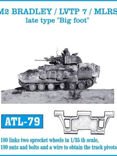 FriulModel 1:35 - ATL-79 M2 BRADLEY / LVTP 7 / MLRS late type Big foot / CV-9035 / CV-9040 B/C