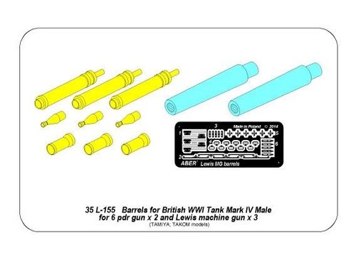 Barrels for Mark IV - Male