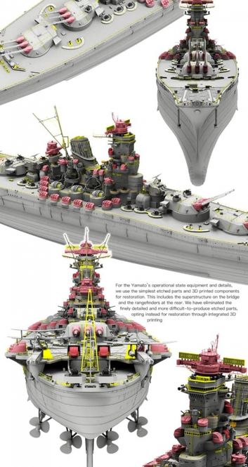 Hovedbilde Border Model 1:350 - Yamato - Imperial Japanese ...