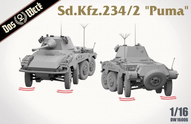 Hovedbilde Das Werk 1:16 - Sd.Kfz. 234/2 Puma (DW16006)