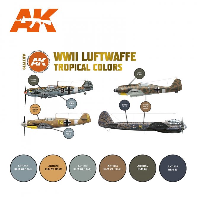 Main Image AK-Interactive AK 11719 WWII Luftwaffe Tropical ...
