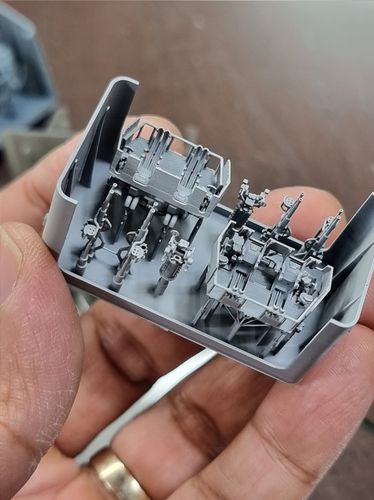 HS Models 1:200 - 40 mm Quad Bofors (Late Version) with MK-51