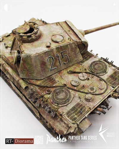 Faustus Models 1:35 - FM35026 Panther A Engine Details Type A