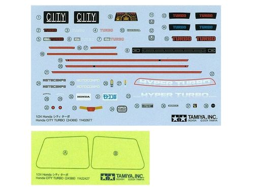 Tamiya 1:24 - Honda City Turbo (24369)