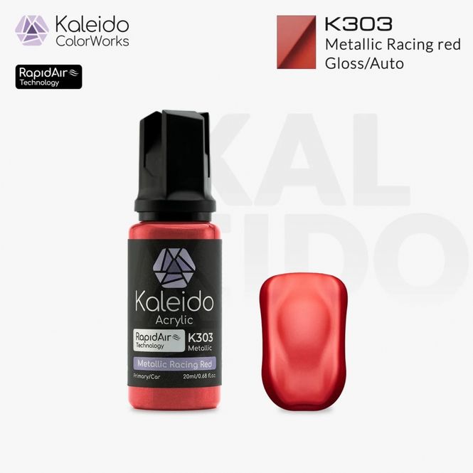 Hovedbilde K303 Metallic Racing red - Auto Colors 20ml