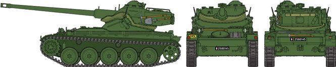 Hovedbilde Tamiya 1:35 - French Light Tank AMX-13 (35349)