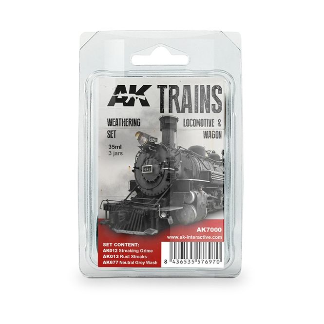 Hovedbilde AK-Interactive AK7000 Trains locomotive & wagon - ...