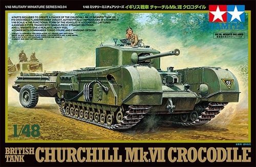 Tamiya 1:48 - British Tank Churchill Mk.VII Crocodile (32594)