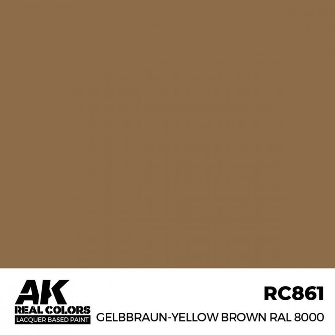 Main Image RC861 Gelbbraun-Yellow Brown RAL 8000