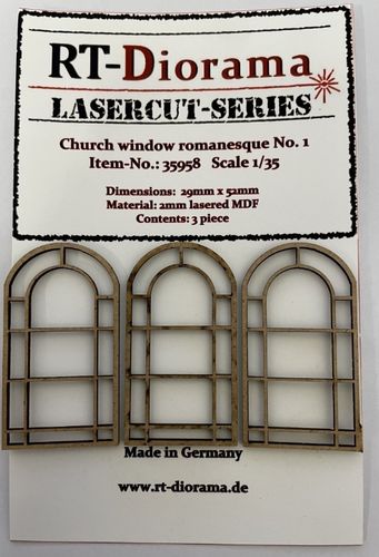 RT-Diorama 1:35 - 35958 Church Windows Romanesque No.1