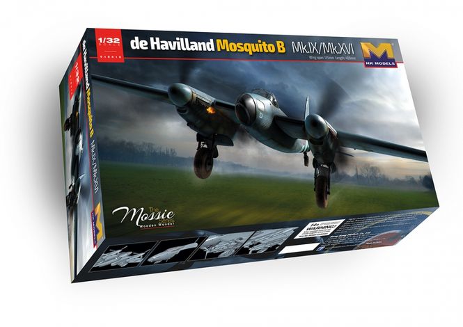 Hovedbilde HK Models 1:32 - de Havilland Mosquito B Mk. IX / ...