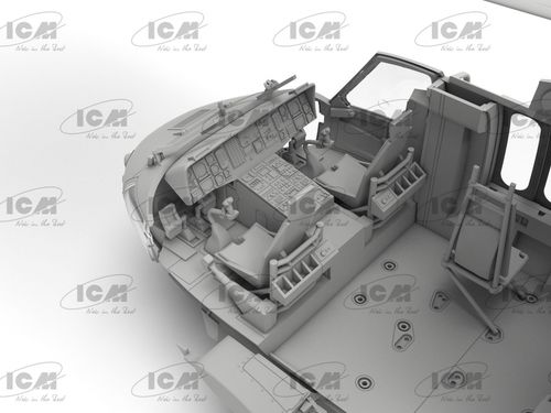 ICM 1:48 - UH-60 A Black Hawk - US Military Transport Helicopter (48361)