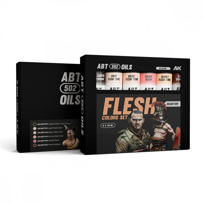 Hovedbilde AK-Interactive AKABT301 Flesh Colors Set