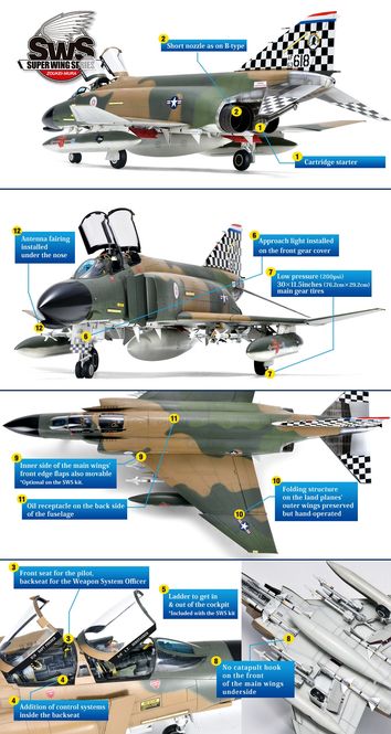 Hovedbilde Zoukei-Mura 1:48- F-4C Phantom II (SWS48-06)