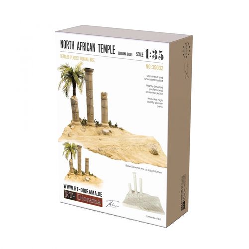 RT-Diorama 35032 North African Temple [Diorama Base] (1:35)