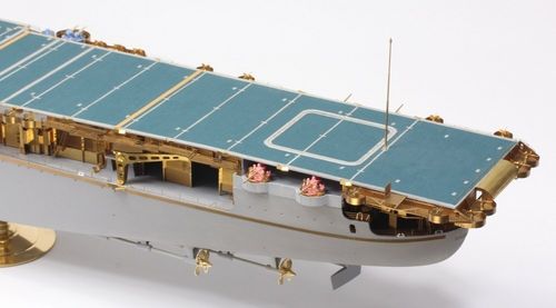 Pontos Model 1:200 - USS CV-6 Enterprise 1942 Detail Up Set Teak Tone Wooden Deck (for Trumpeter 03712) (27010FN)