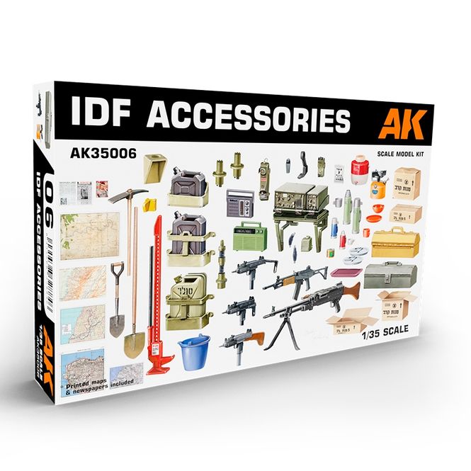 Hovedbilde AK-Interactive 1:35 - IDF Accessories 35006