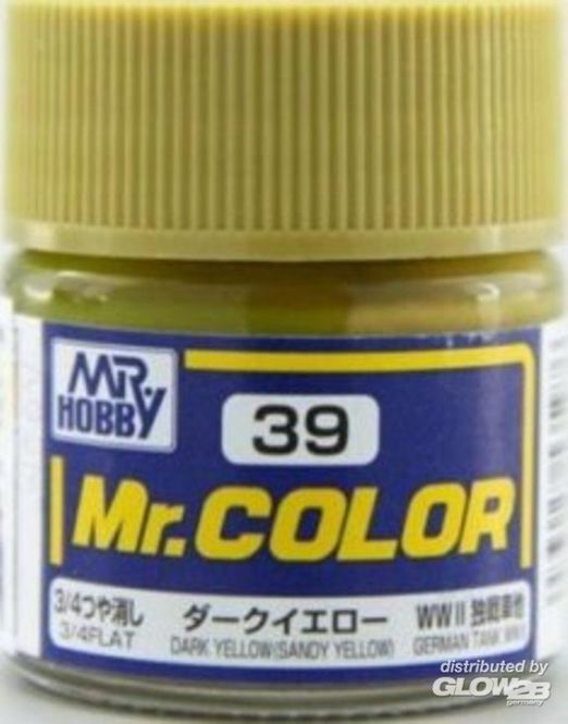 Hovedbilde Dark Yellow (Sandy Yellow) C039 - Mr. Color 10ml