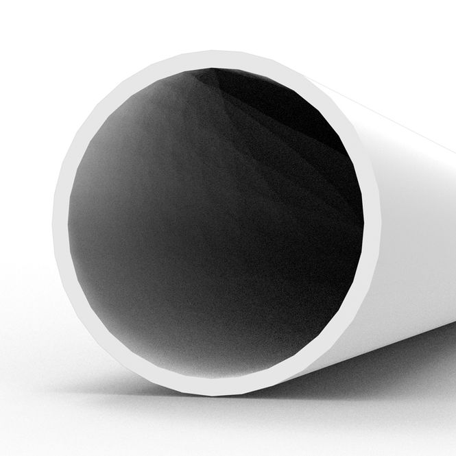 Main Image Hollow tube 6.00dx350mm (W.T. 0,7mm)-STYRENE ...