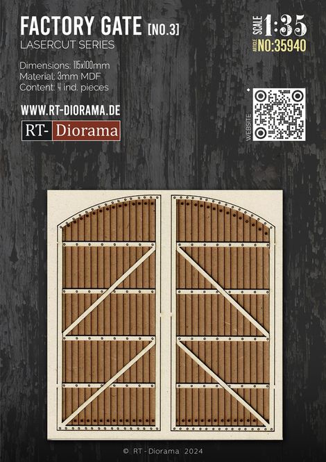 Hovedbilde RT-Diorama 1:35 - 35940 Factory Gate Small
