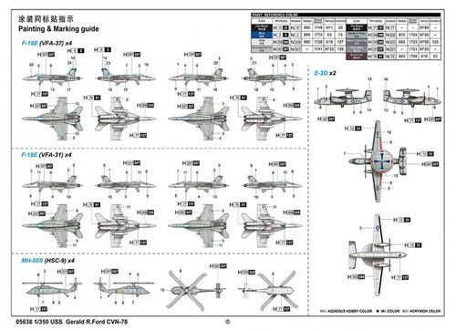 Trumpeter 1:350- USS Gerald R. Ford CVN-78 (05638)