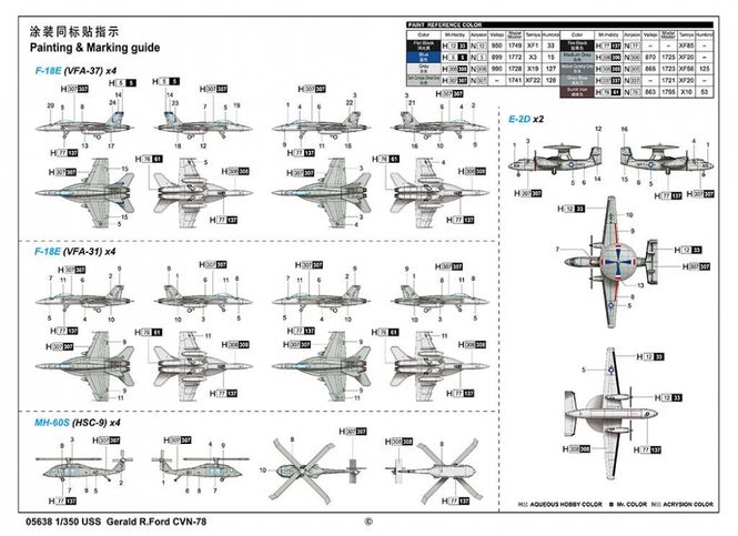 Hovedbilde Trumpeter 1:350- USS Gerald R. Ford CVN-78 ...
