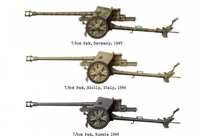 Hovedbilde Das Werk 1:16 - German 7,5cm PaK40 (mid/late)
