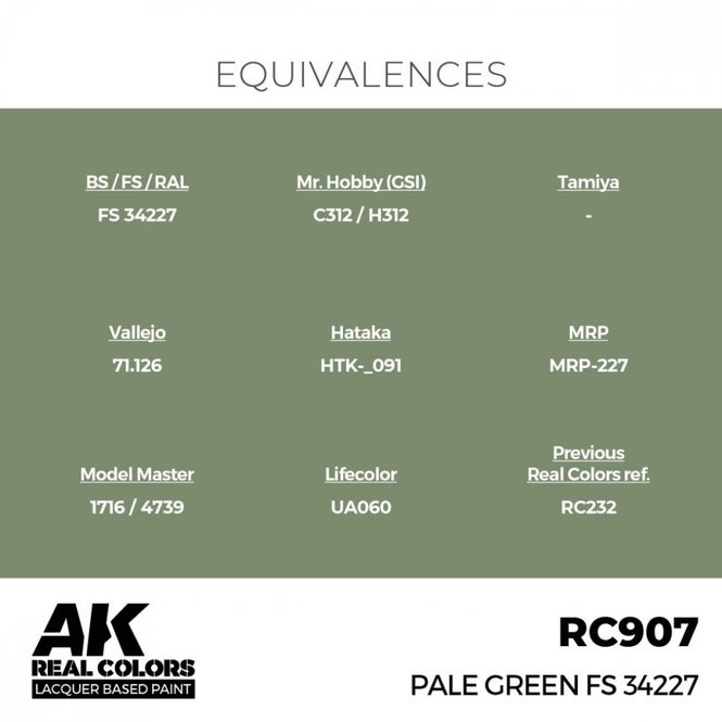 Hovedbilde RC907 Pale Green FS 34227