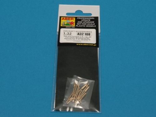 6 barrels for P-51 Mustang - Aber Models