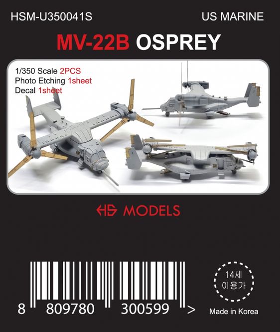Hovedbilde HS Models 1:350 - Bell Boeing MV-22 B Osprey