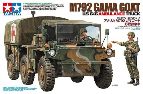 Tamiya 1:35 - U.S. M792 6x6 Ambulance Truck Gama Goat (35342)