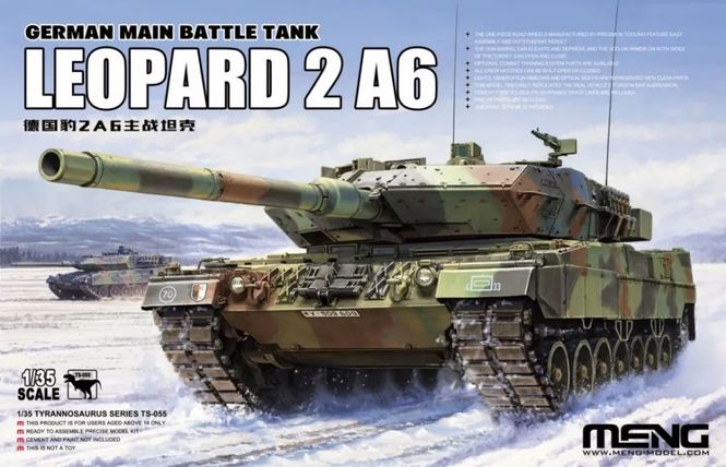 Hovedbilde Meng Model 1:35 - Leopard 2A6 - German Main ...