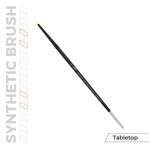 AK-Interactive B020 AK Synthetic Brush - Tabletop Brush - 0