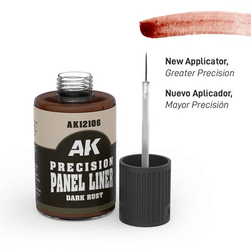 AK Interactive - Dark Rust Brown Panel Liner