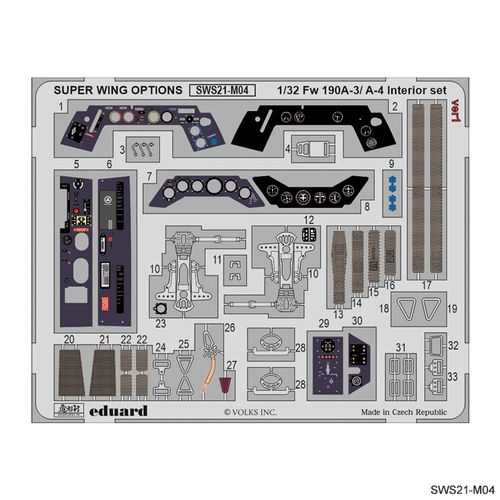 SWS21-M04 Fw 190 A-3/-4 Interior Set