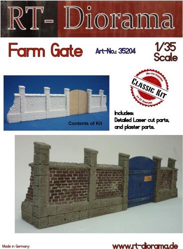 RT-Diorama 35204 Farm Gate (1:35)