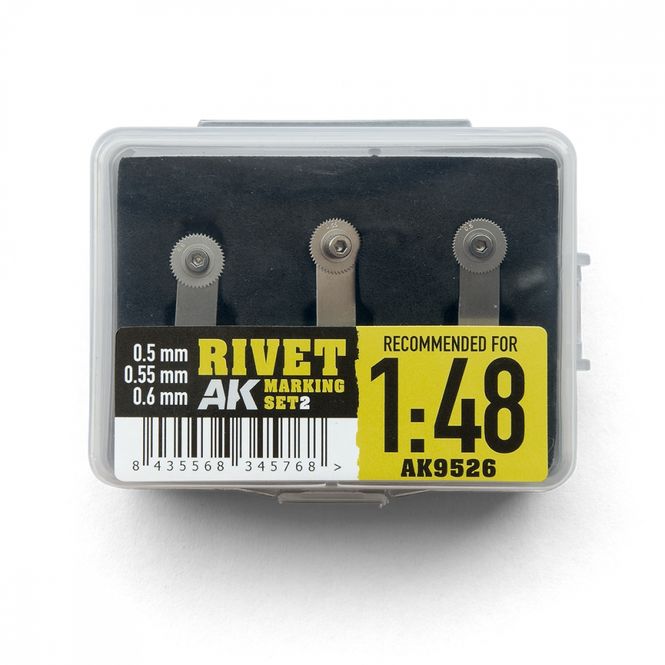 Hovedbilde Rivet Marking Set 2 (anbefalt for 1:48 skala)