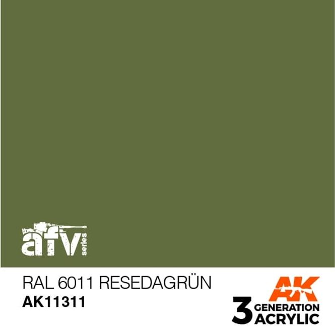 Hovedbilde RAL 6011 Resedagrün