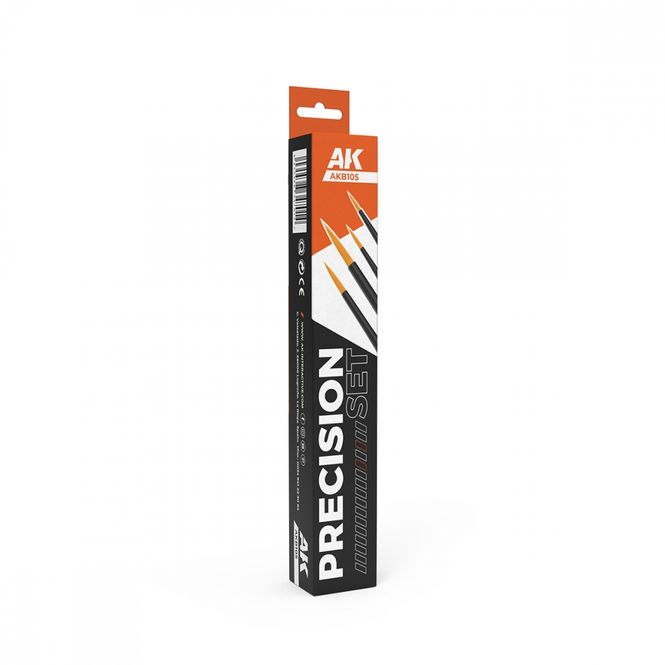 Hovedbilde AK Interactive - Precision Brushes Set (4 ...